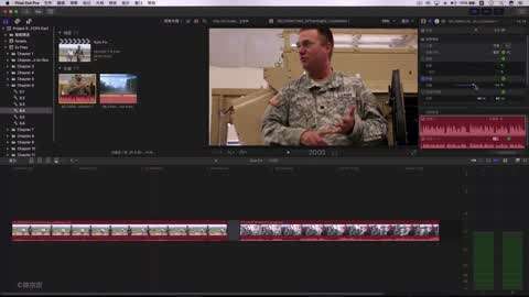 FinalCut Pro X 10.3 苹果剪辑培训第18集-音频