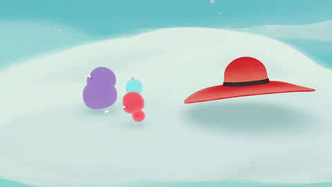小鸡彩虹第一季第1集-把帽子当成了外星人飞碟