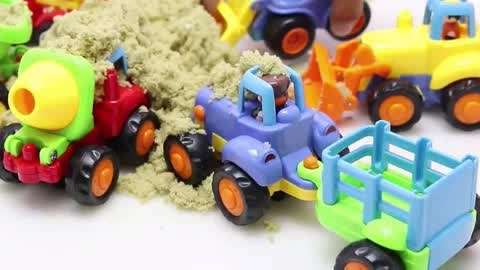 儿童玩具车表演视频 太空沙玩具视频_201902