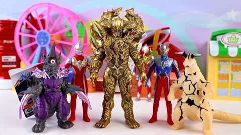 超时空魔神艾塔尔加怪兽软胶dx系列玩具