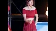【美女热舞-红衣长裙韩国人气女团stellar 超级演唱会