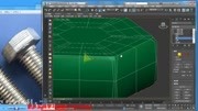 3Dmax建模之多边形工业螺丝钉头部制作科技完整版视频在线观看爱奇艺