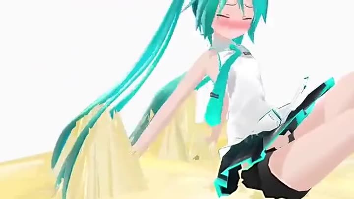        初音未来被黏在地上动不了