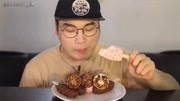 韩国吃播:大胃王豪放派donkey弟弟吃5根雪糕3个甜筒冰淇淋