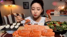 韩国大胃王欧尼吃播合集