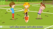 【口语歌】Let's play soccer. I like soccer儿童高清正版视频在线观看–爱奇艺