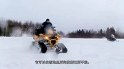 自己也能做雪地车?国外小哥用轮胎造出雪地车,实用又霸气汽车完整版视频在线观看爱奇艺