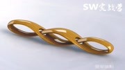 SolidWorks初级入门教程,相互穿插产品,艺术品的设计过程知识名师课堂爱奇艺