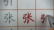 太紧张第一个字没写好,大家来写一个?硬笔书法练字张字书写要点生活完整版视频在线观看爱奇艺