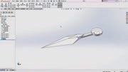 SOLIDWORKS设计制作忍者飞刀苦无!知识名师课堂爱奇艺