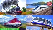 3分钟内，在32张火车图片中，你能找到8种不同种类的火车吗
