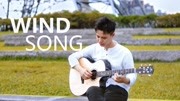 Wind Song《风之诗》Cover押尾光太郎吉他指弹演示大树音乐屋音乐背景音乐视频音乐爱奇艺