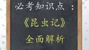 初中名著必考知识点《昆虫记》补充知识点145148原创完整版视频在线观看爱奇艺