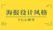 【海报设计】还在套模板做海报?教你1个可以原创的海报设计风格知识名师课堂爱奇艺