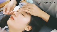 韩国妹子体验中式银针洗眼，眼部按摩