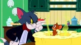 猫和老鼠：杰瑞吃掉了巨大的奶酪，穿透性的味道直接把汤姆熏晕了