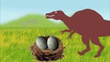 恐龙新派对 棘龙抓鱼给孩子们吃#搞笑动画#恐龙#儿童动画片