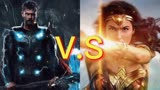 雷神vs神奇女侠，神的战斗，谁更强？#雷神 #神奇女侠 #漫威英雄