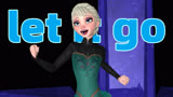 冰雪奇缘MMD：艾莎女王演绎《let it go》，经典无可取代