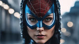 未来女战士面具创意 漫威DC复仇者联 超级英雄动漫 蜘蛛侠 钢铁侠