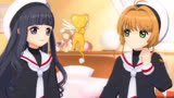 《魔卡少女樱：回忆钥匙》骑着扫把飞行的时候被知世的摄像机拍到