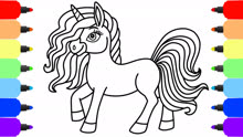 小马宝莉陆马的简笔画 儿童艺术绘画