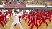 数百名少儿太极拳表演-2018年深圳市宝安区第一届宝体杯武术大赛