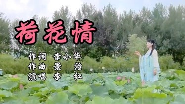 李红原唱《荷花情》美妙动听好似仙女下凡!