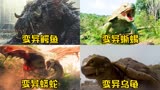 这四个变异的爬行动物，你觉得哪个更厉害？变异蟒蛇VS金刚王