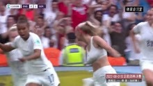 女足欧洲杯决赛质量太高了，英格兰加时绝杀德国，凯莉脱衣狂奔