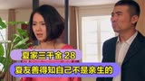 夏家三千金：夏友善偷偷给杨真真做亲子鉴定，却发现自己不是亲生