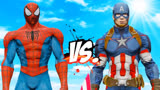 蜘蛛侠vs美国队长，超级英雄之战你更喜欢哪一个