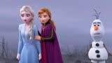 艾莎和安娜看到了父母遇难的船骸《冰雪奇缘2》
