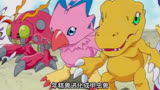 数码宝贝第一集，被选召的八个孩子，初见自己的数码宝贝