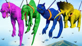 侏罗纪世界动画：霸王龙与棘龙的终极恐龙之战
