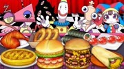 美食动画：帕梅尼和伙伴的吃播挑挑战赛，谁能吃下最多食物呢？