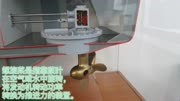 实物模型展示轮船螺旋桨的工作原理，你看懂了吗