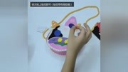 EVA儿童手工制作缝制包包卡通包 DIY立体贴画幼儿园玩具材料包儿童动画片大全儿童教育爱奇艺