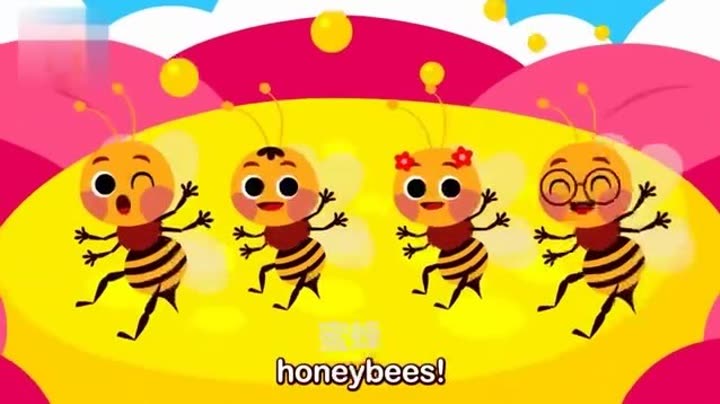 宝宝趣味英语启蒙《fuzzy buzzy honeybees