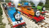 托马斯和朋友们，小火车们修补隧道