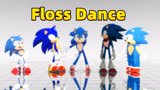 索尼克MMD：5个不同风格的索尼克跳“Floss Dance”