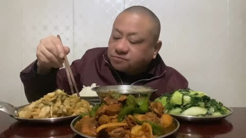 三菜一汤，一点米饭，一镜到底 #美食创作者 #美食vlog