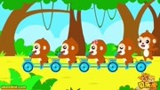 贝乐虎英文儿歌 第1集 Five Little Monkeys 五只小猴子原创完整版视频在线观看爱奇艺