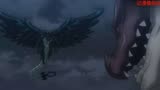 《妖精的尾巴》火龙王对阵黑暗龙王，同时使用龙咆哮，场面震撼。