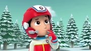 【汪汪队 立大功】朱朱和阿奇合力救在雪地里迷失的天天