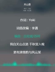 2019抖音最火歌曲抖音必听关山酒小魂动态歌词显示