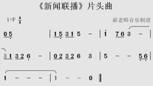 新闻联播片头曲谱_新闻联播片头曲简谱(5)