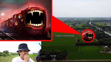 都市传说:无人机找到了食人火车!他变形成了机甲?强过警笛头!