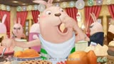 豪横，100万元的烤胡萝卜零食姐敢吃吗！搞笑视频逃亡兔！