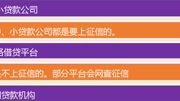 原来从法律的认可角度也可辨别小贷公司和网络借贷平台是否上征信原创完整版视频在线观看爱奇艺